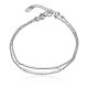 Two  Bar Link Chain Bracelet