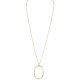 Ring Pendant Chain Long Necklace